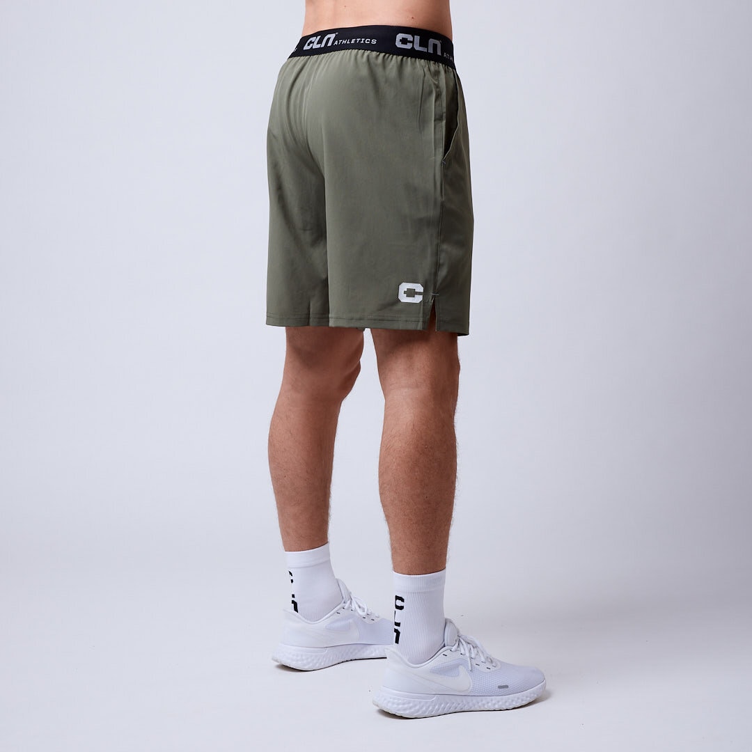 CLN Dino stretch shorts Dusty olive