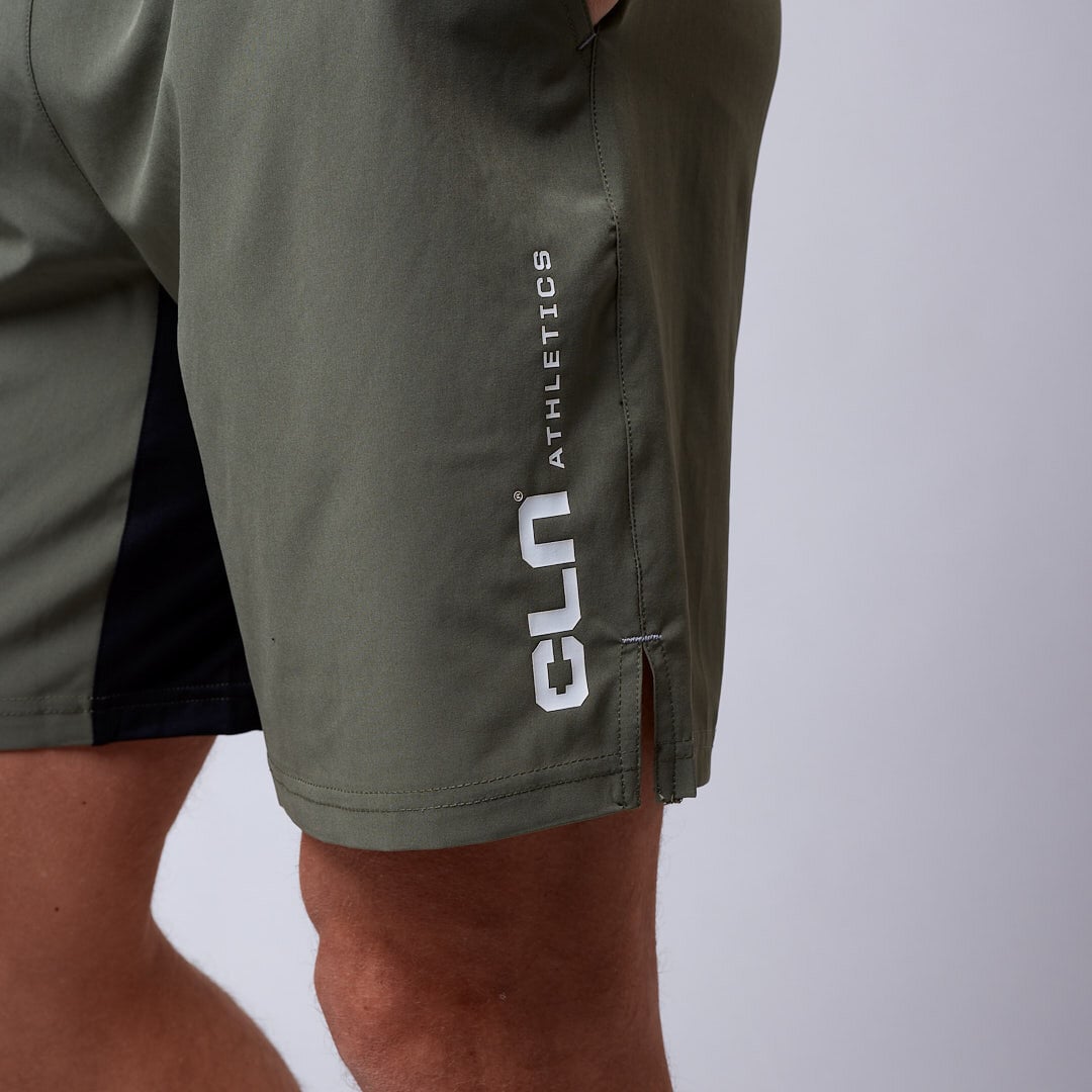 CLN Dino stretch shorts Dusty olive