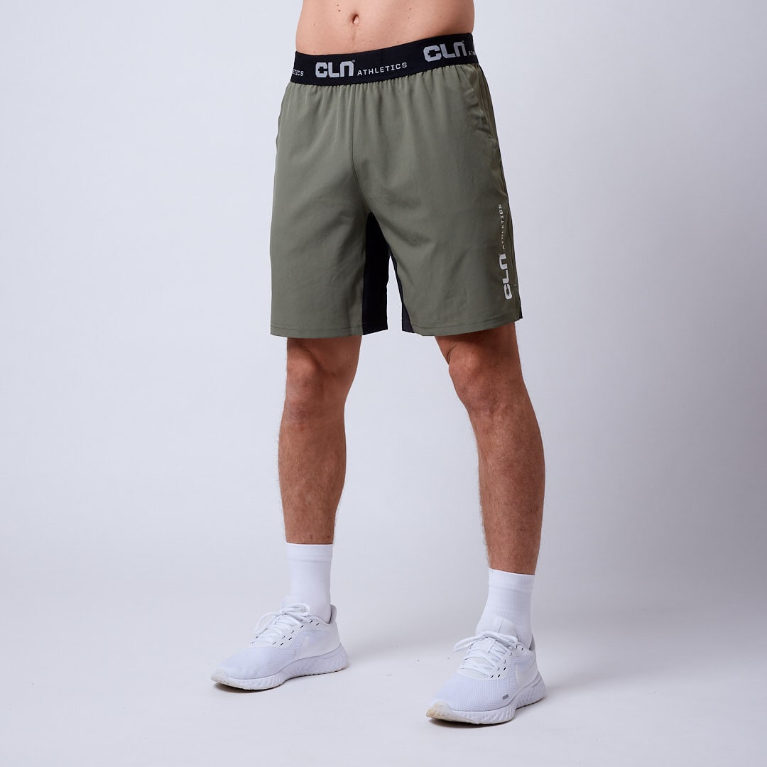 CLN Dino stretch shorts Dusty olive