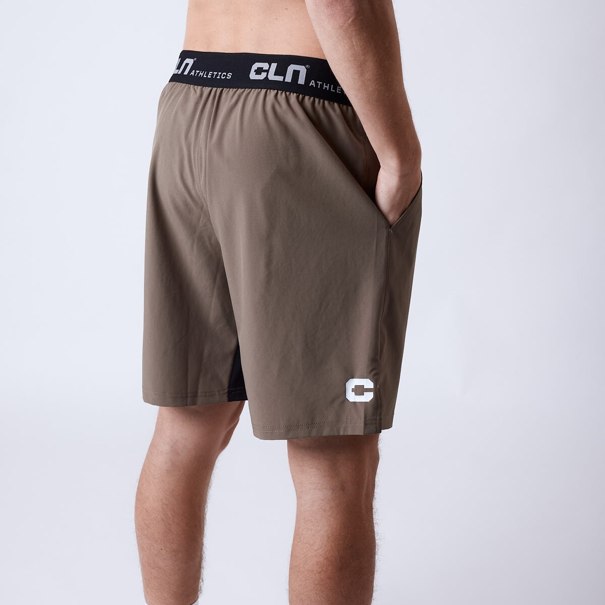 Dino stretch shorts Stone