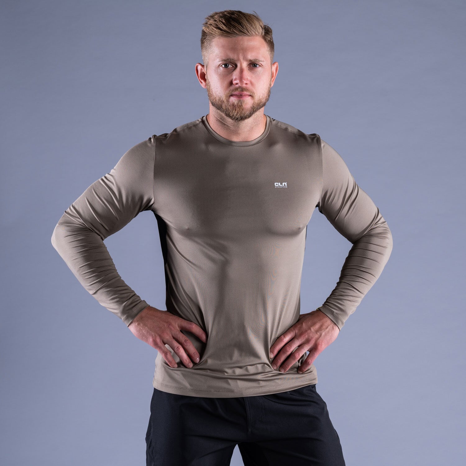 CLN Dawn longsleeve shirt Dark khaki