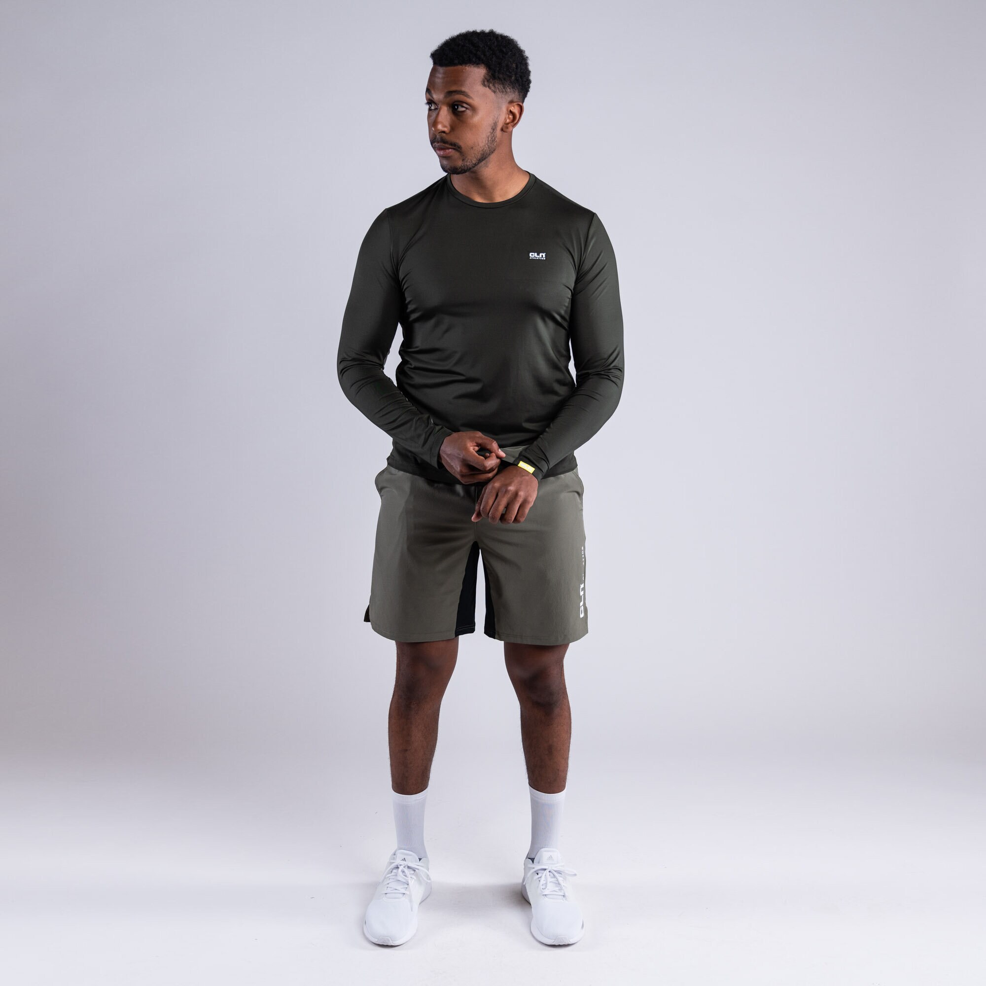 CLN Dawn longsleeve shirt Deep forest green