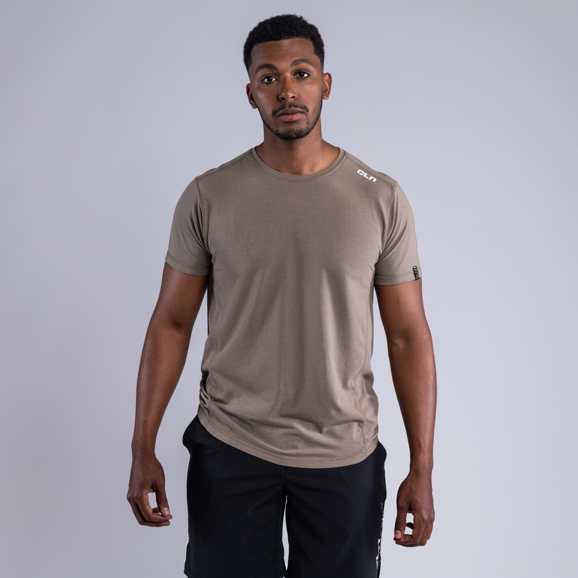 CLN Trap bamboo t-shirt Dark khaki