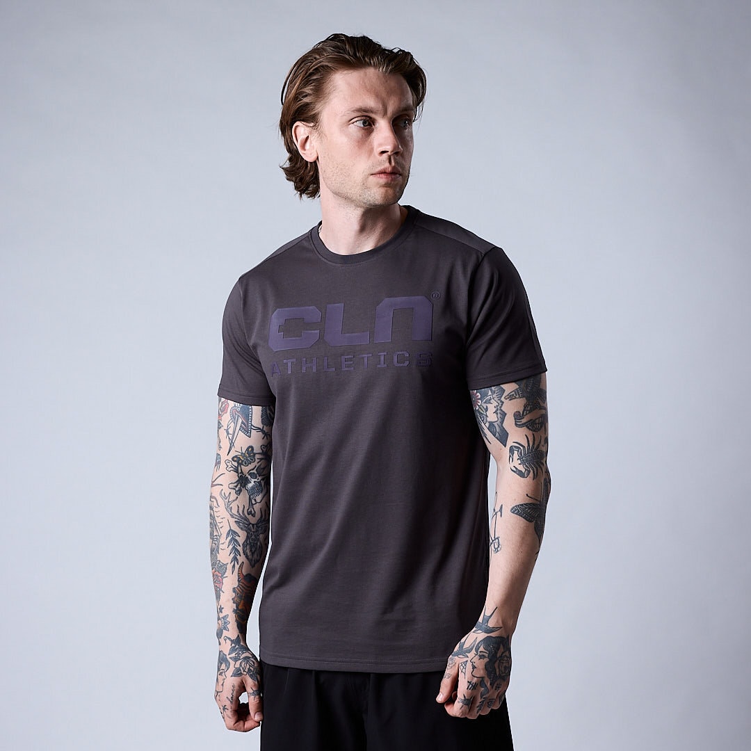 Promo t-shirt Dark grey / plum