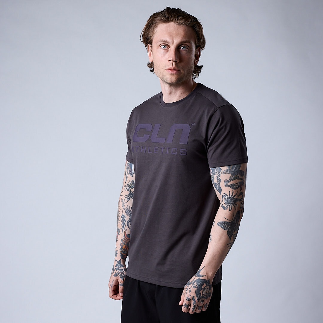 Promo t-shirt Dark grey / plum
