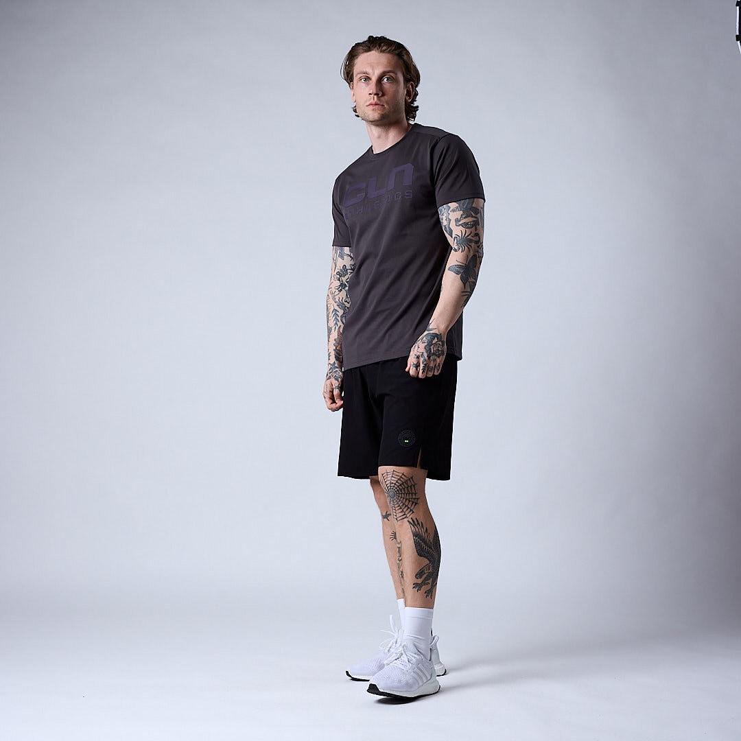 Promo t-shirt Dark grey / plum