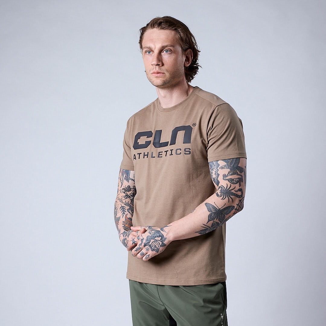 Promo t-shirt Dark khaki