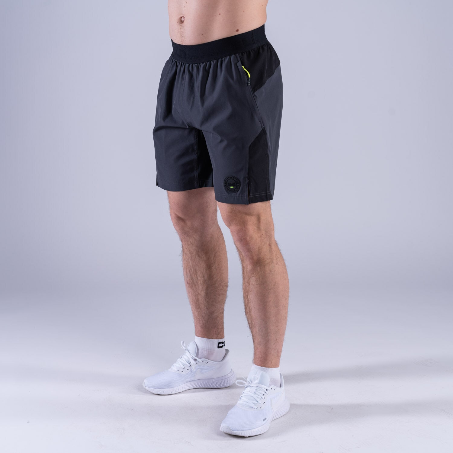 CLN Energy stretch shorts Charcoal