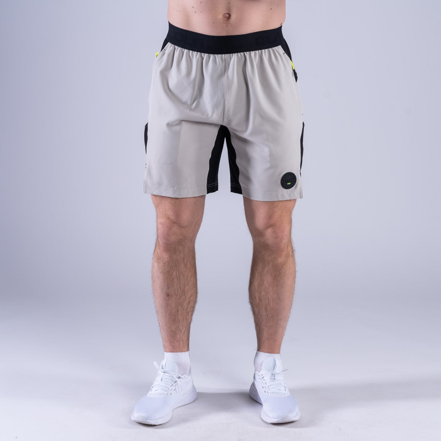 CLN Energy stretch shorts Moon grey