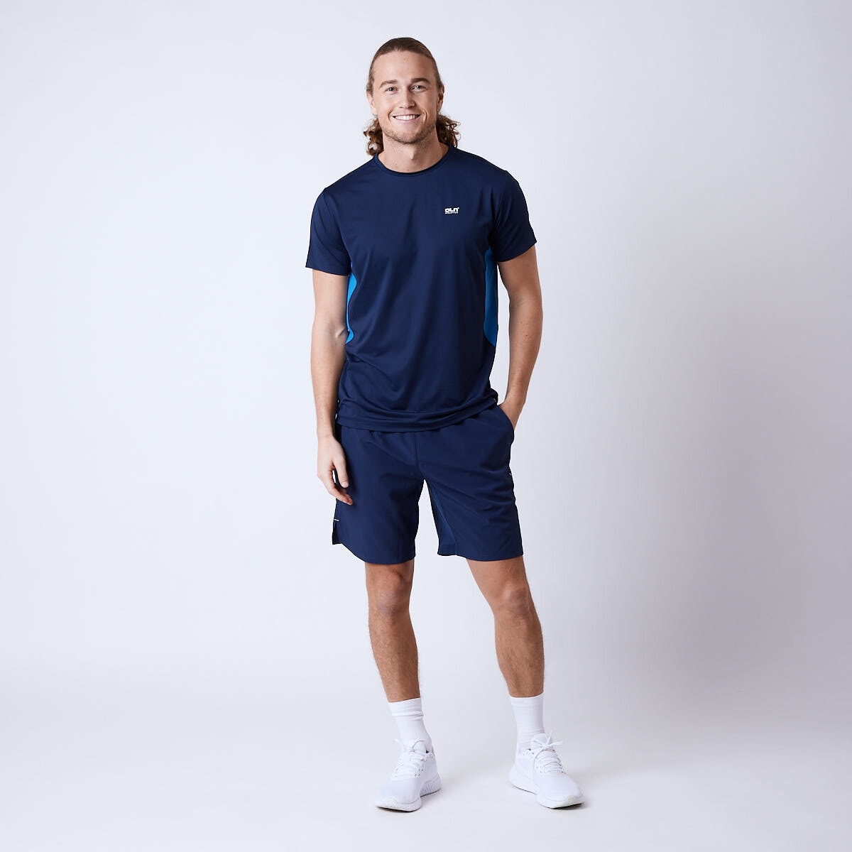 Adapt mesh t-shirt Dark blue