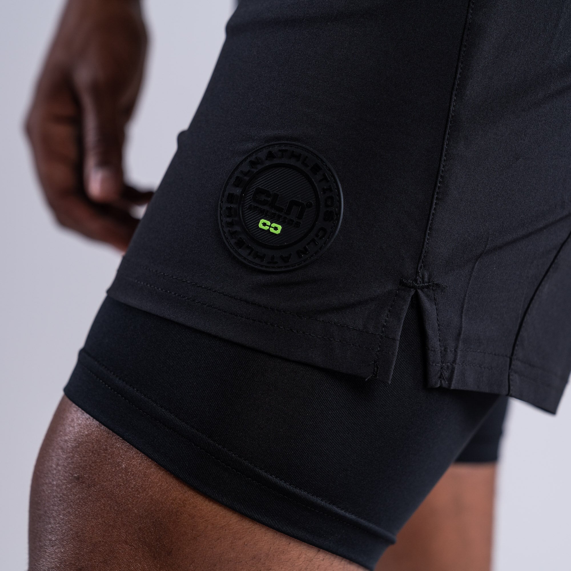 CLN Rep 2 in 1 shorts Black