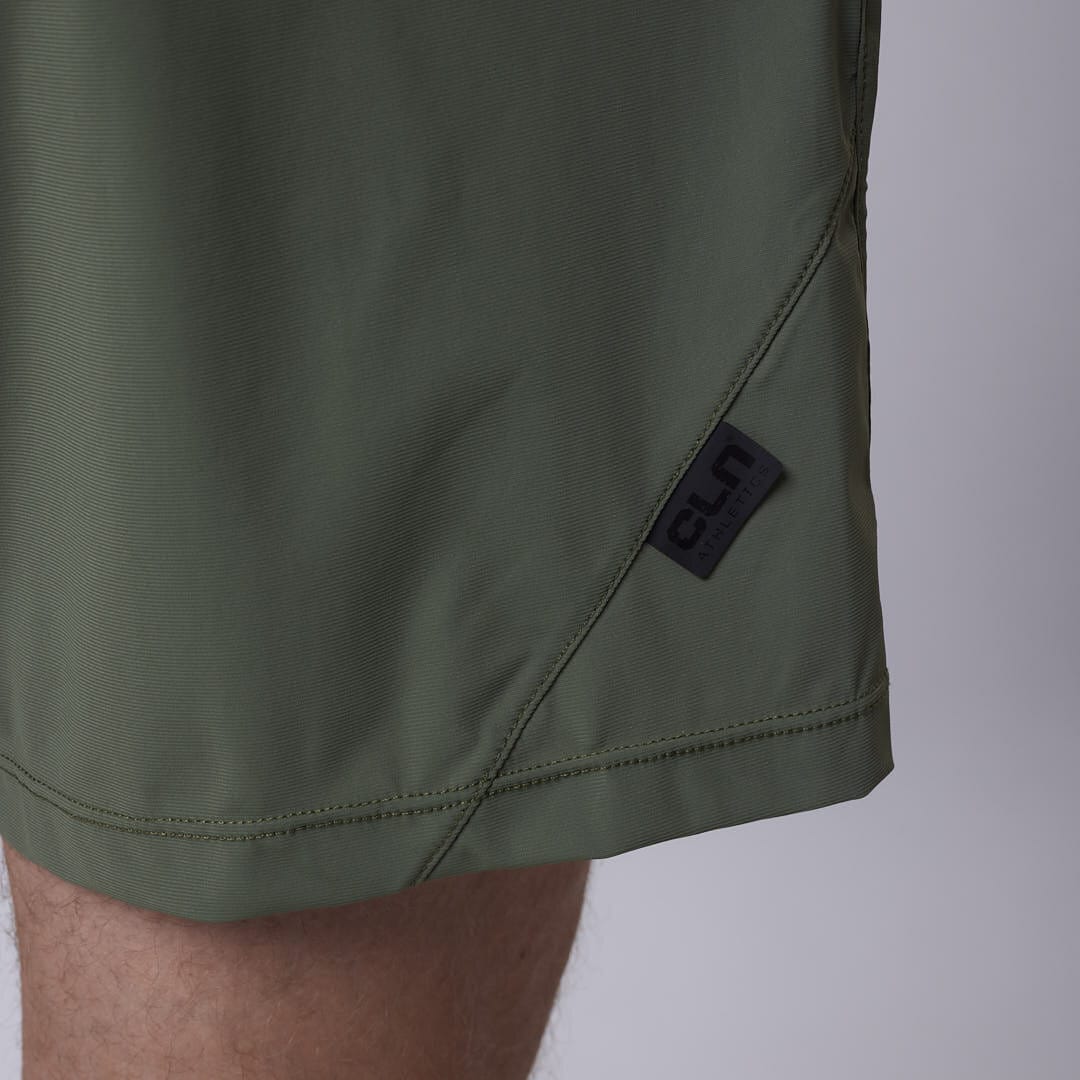 PR Stretch shorts Moss green