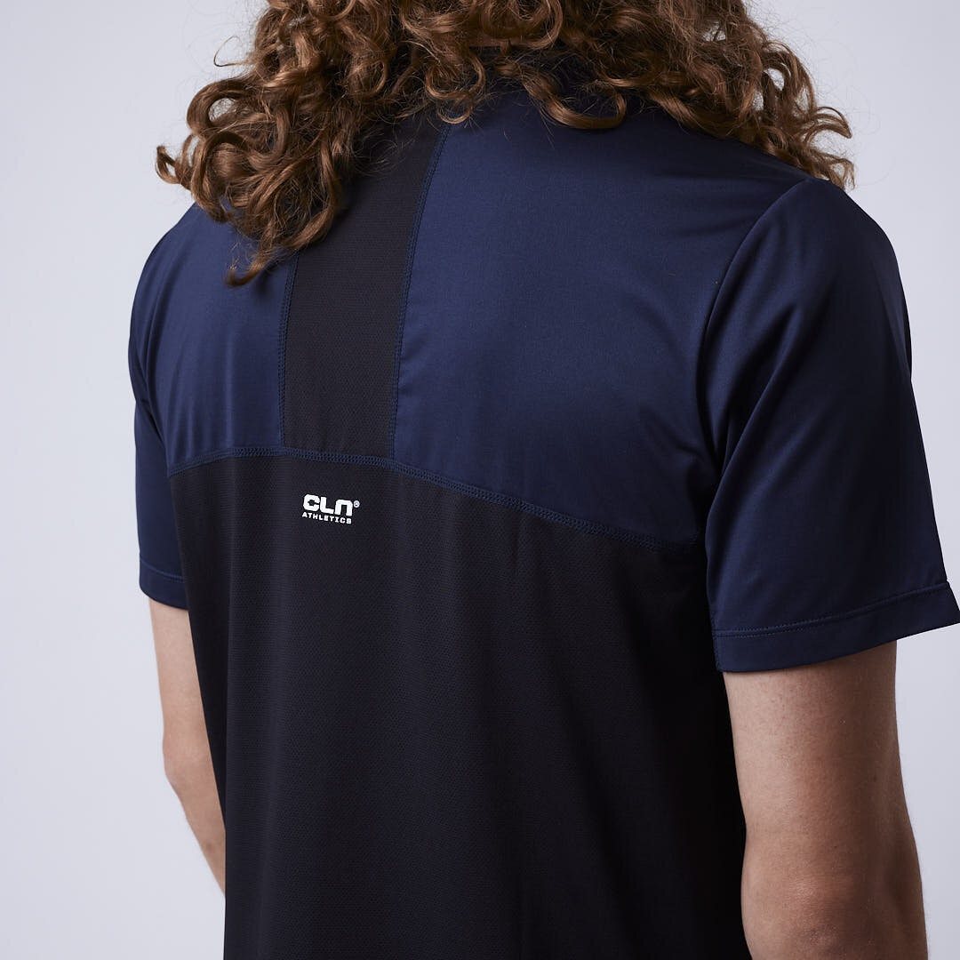 Force mesh t-shirt Night blue