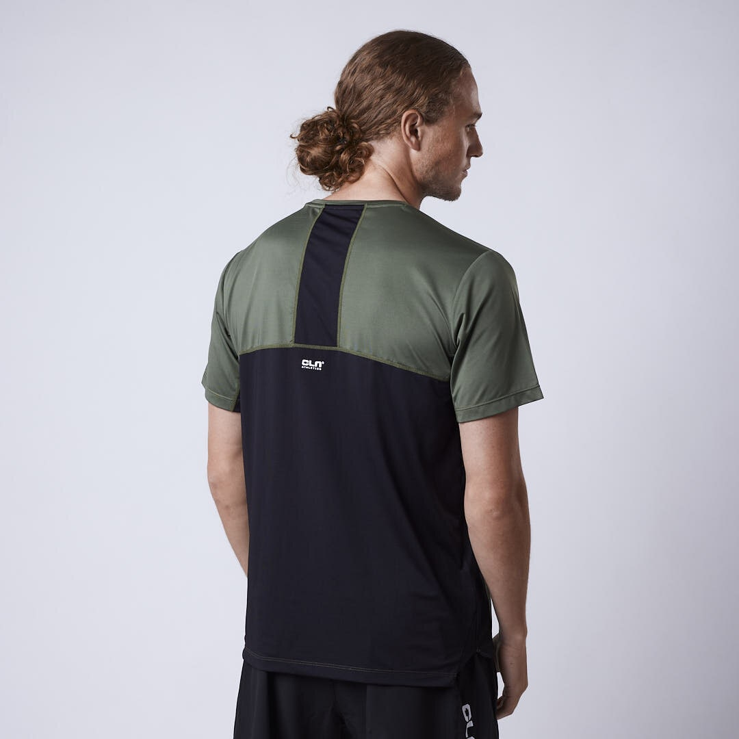 Force mesh t-shirt Moss green