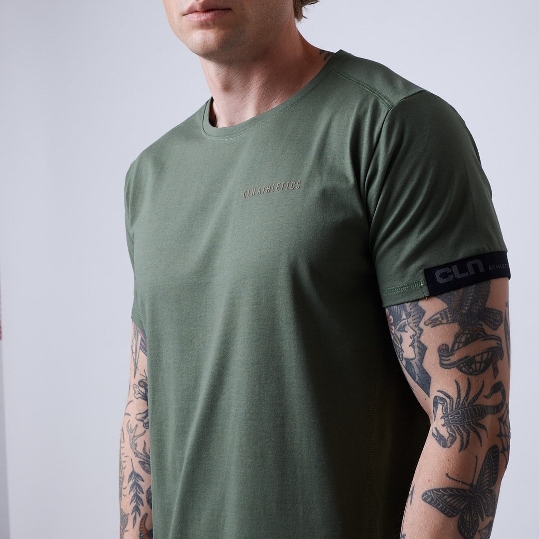 Wolf t-shirt Moss green