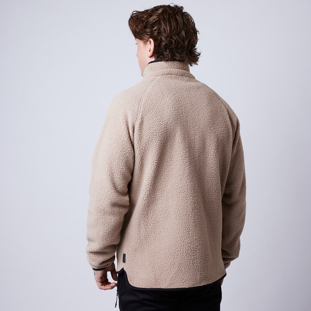 Clark fleece jacket Beige