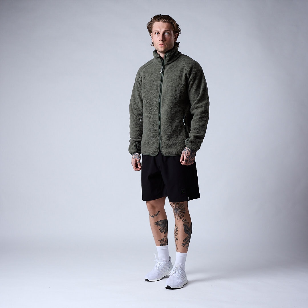 Clark fleece jacket Moss green