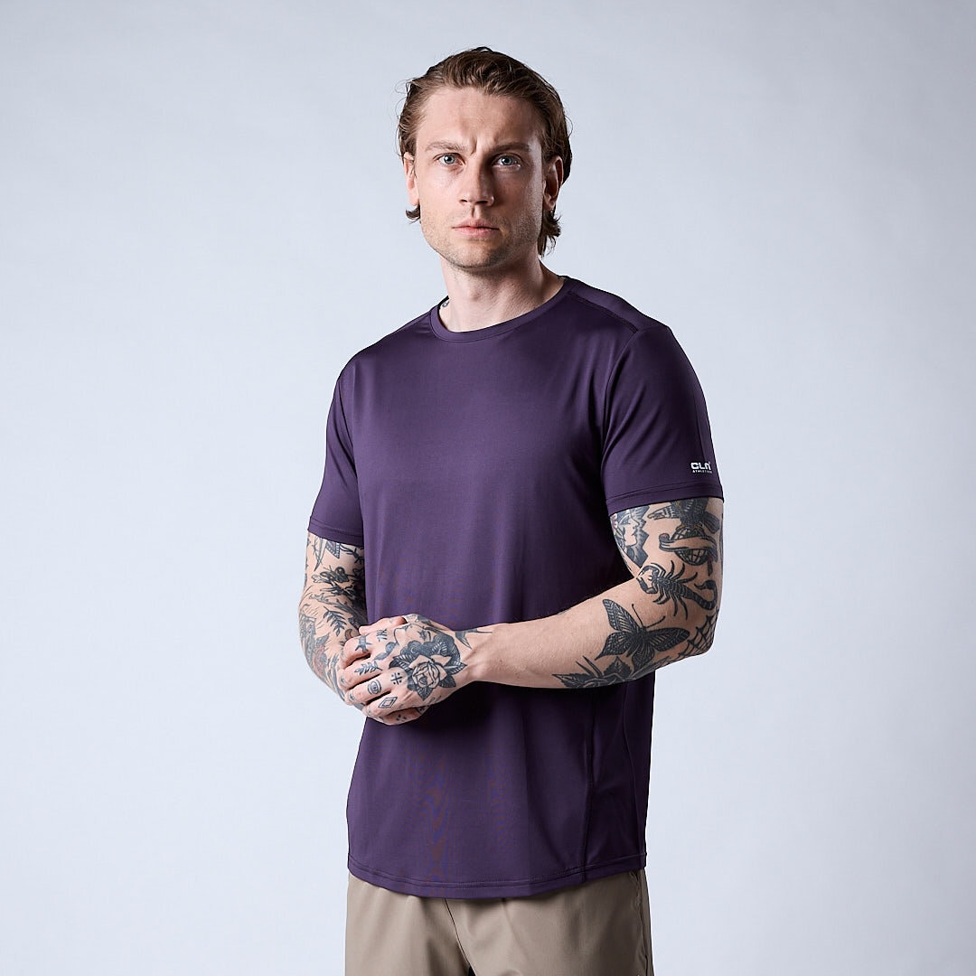 Link t-shirt Dark plum