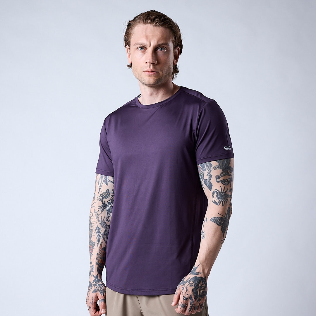 Link t-shirt Dark plum