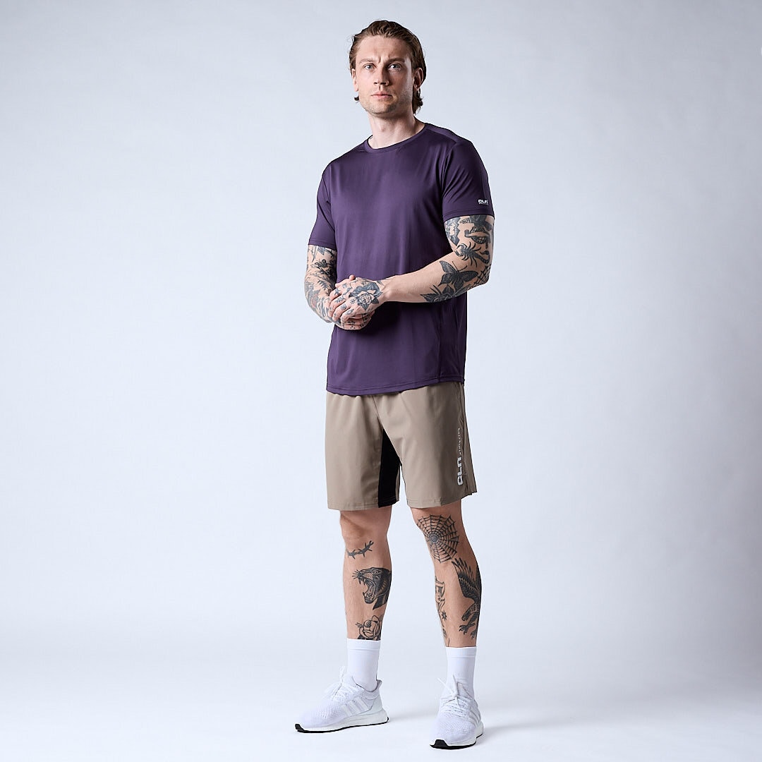 Link t-shirt Dark plum