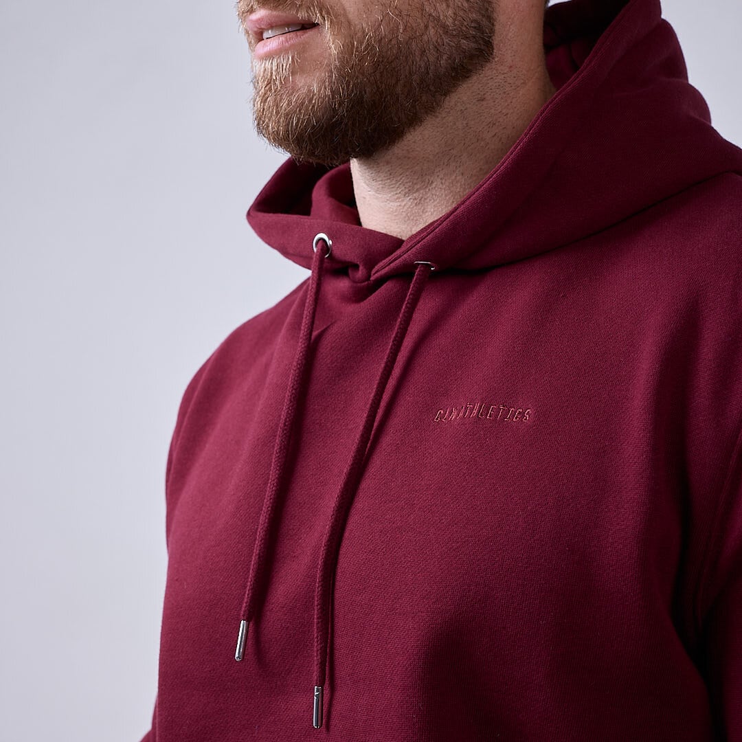Core hoodie Men Dark red
