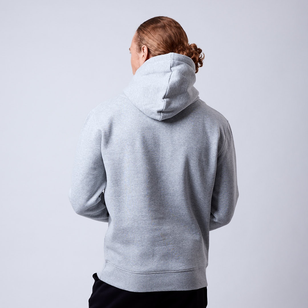 Core hoodie Men Grey melange