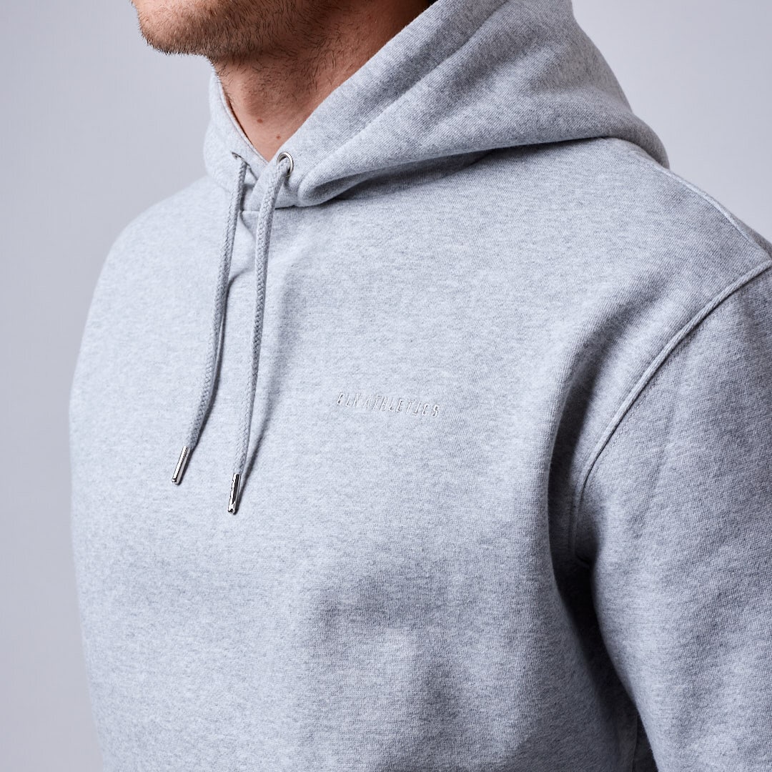 Core hoodie Men Grey melange