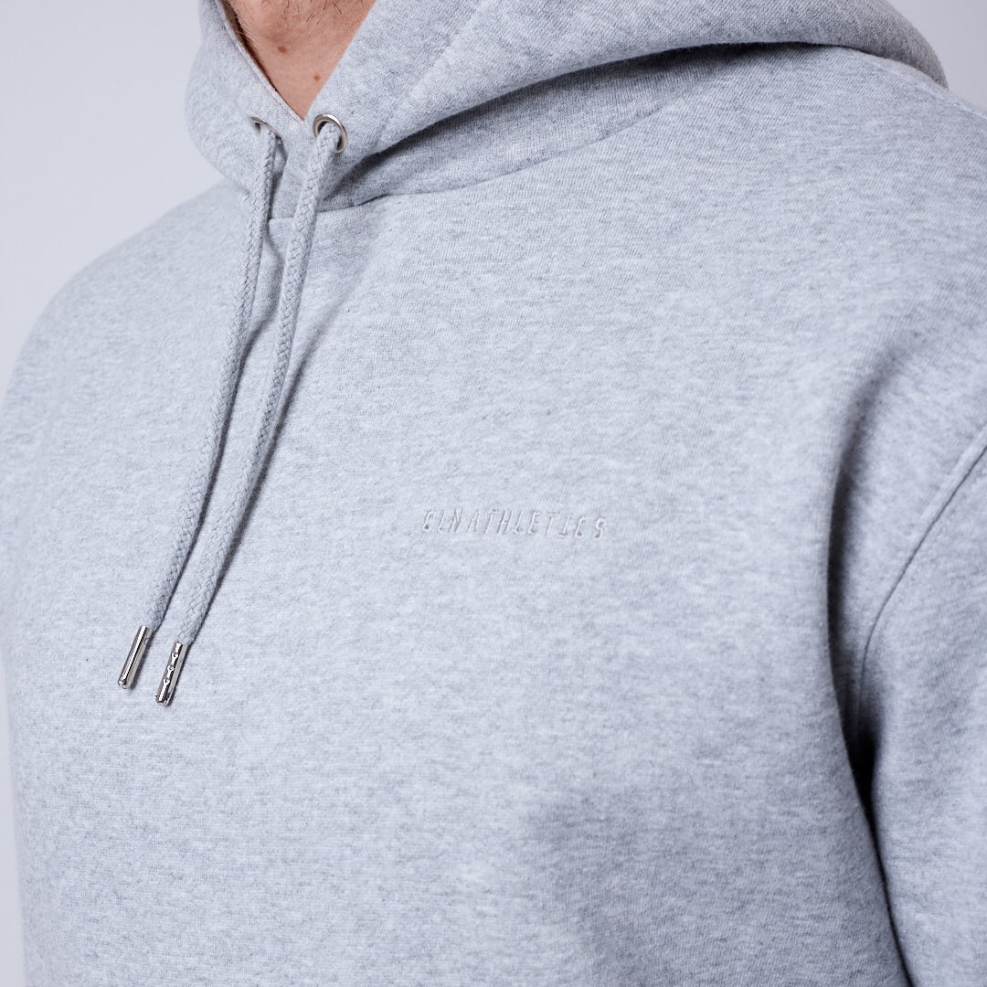 Core hoodie Men Grey melange