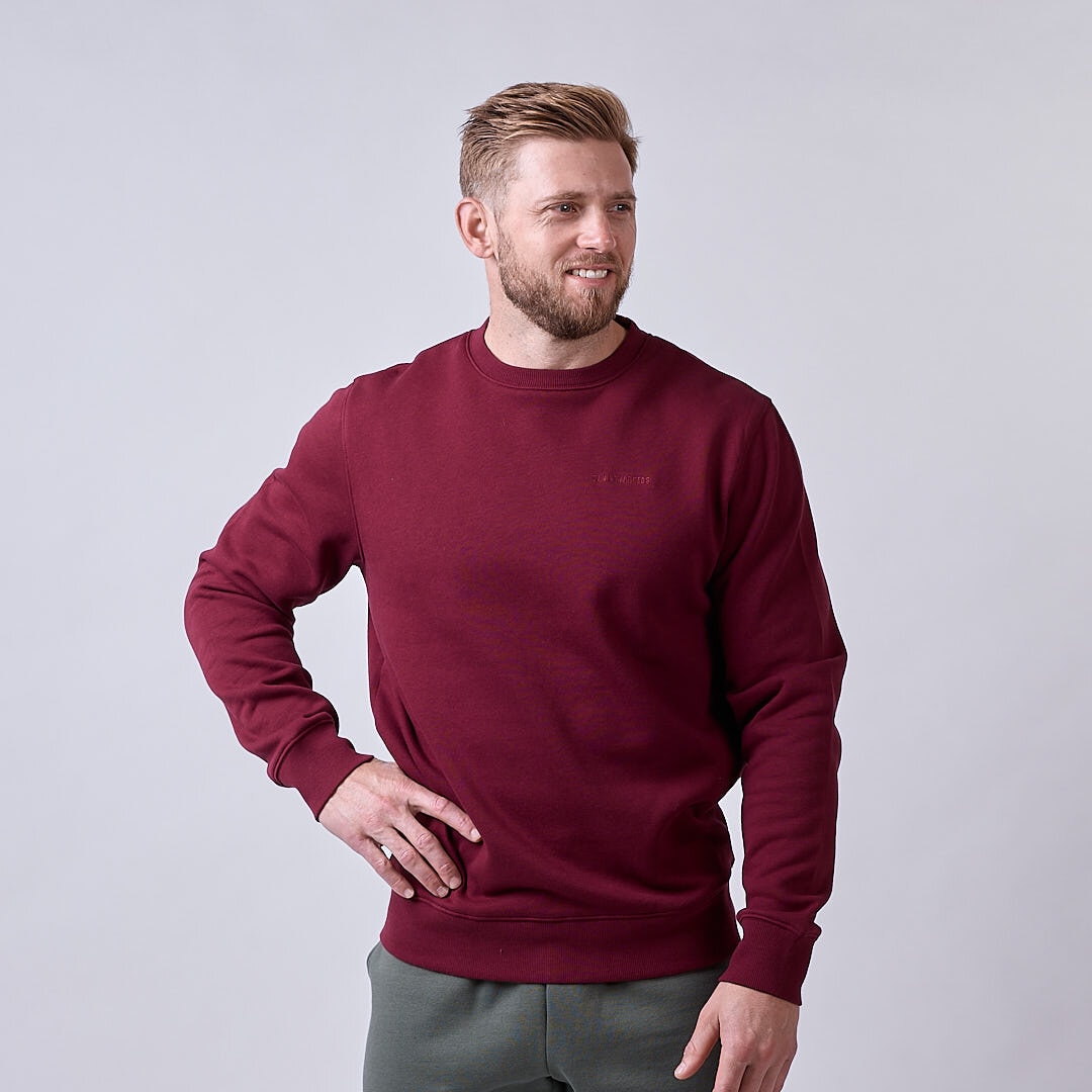 Core sweatshirt Men Dark red