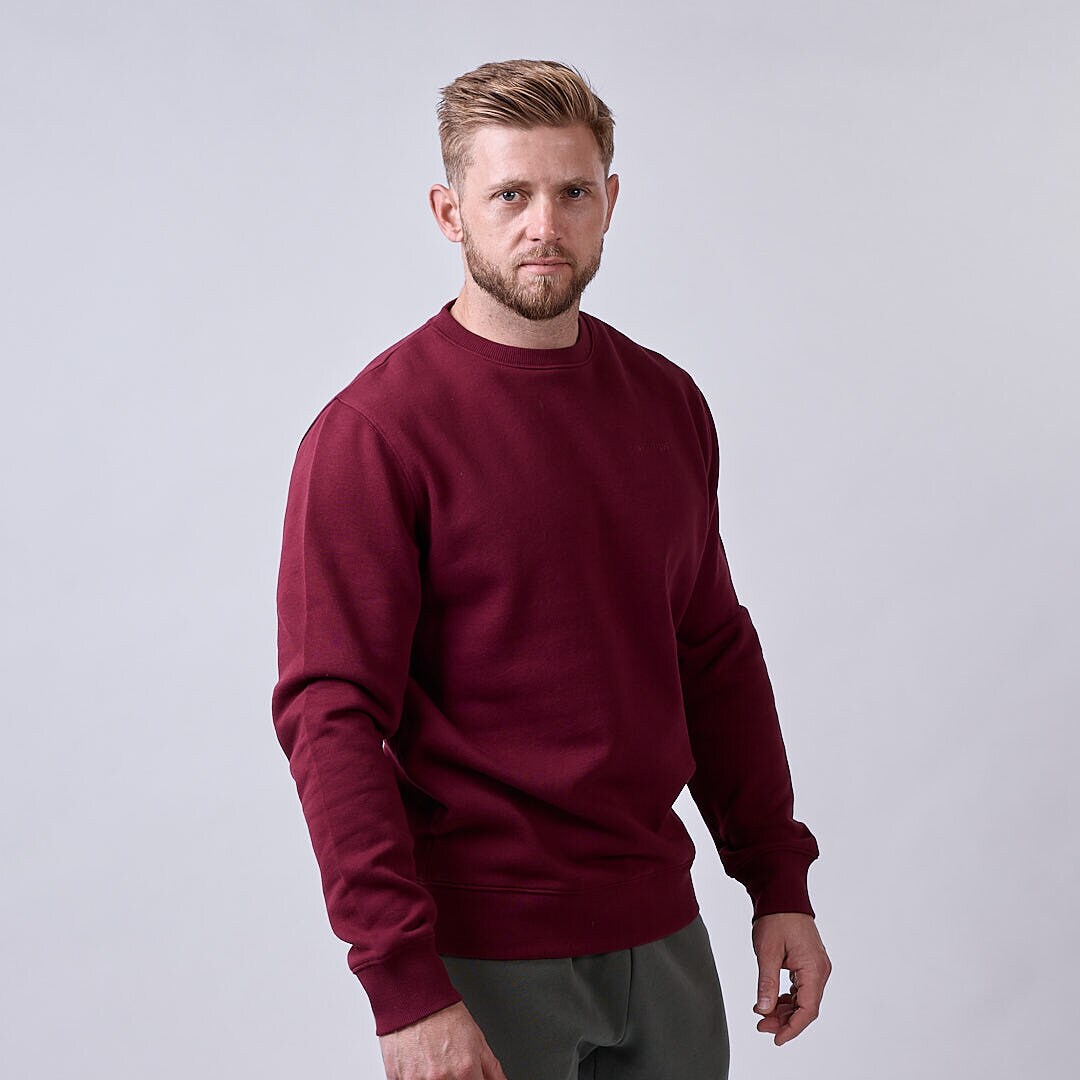 Core sweatshirt Men Dark red