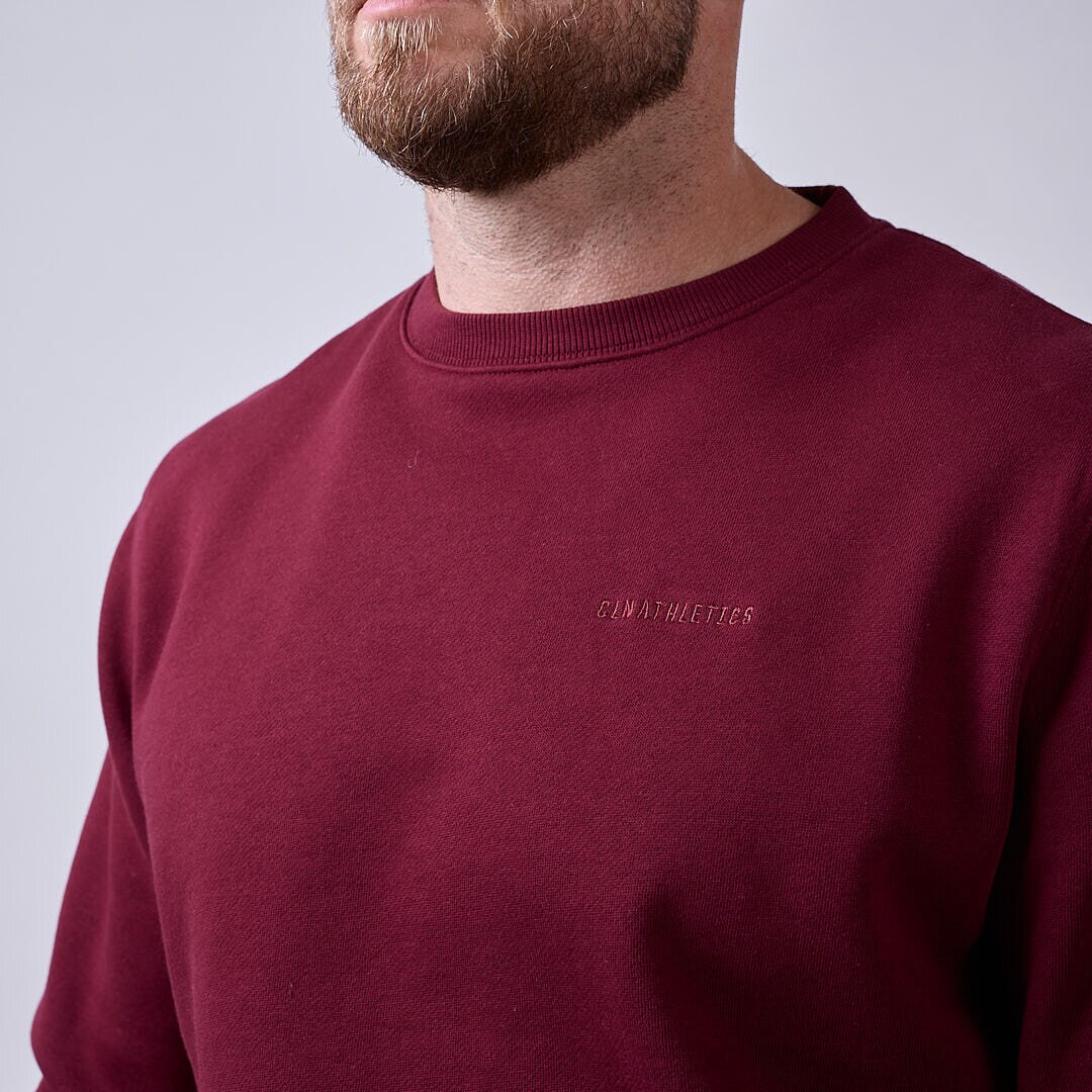 Core sweatshirt Men Dark red