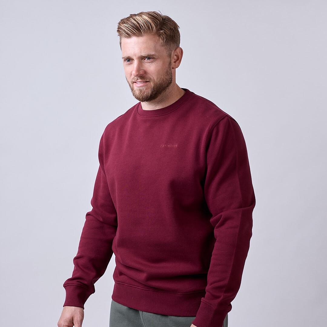 Core sweatshirt Men Dark red