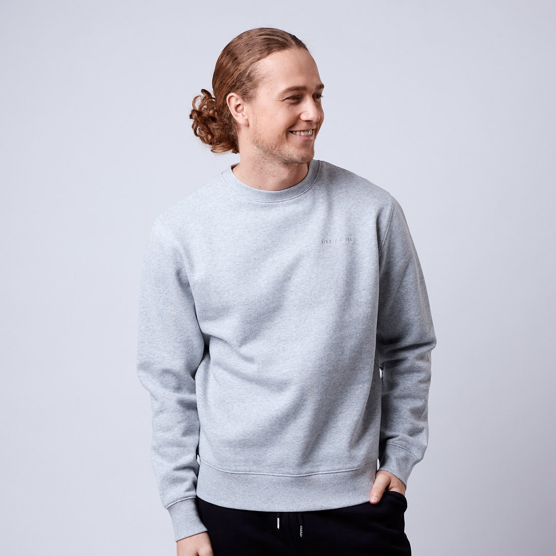 Core sweatshirt Men Grey melange