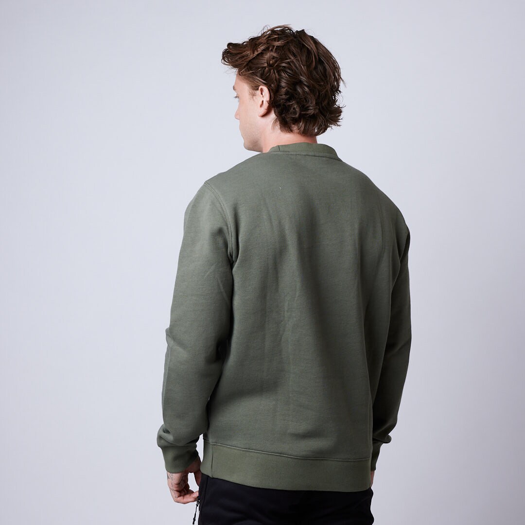 Core sweatshirt Men Moss green