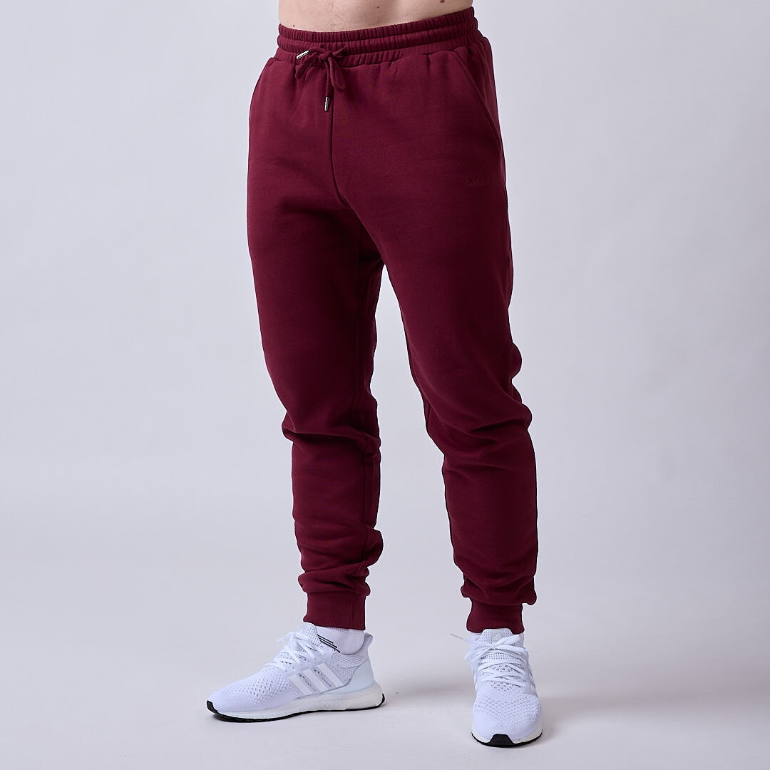 Core sweatpants Men Dark red