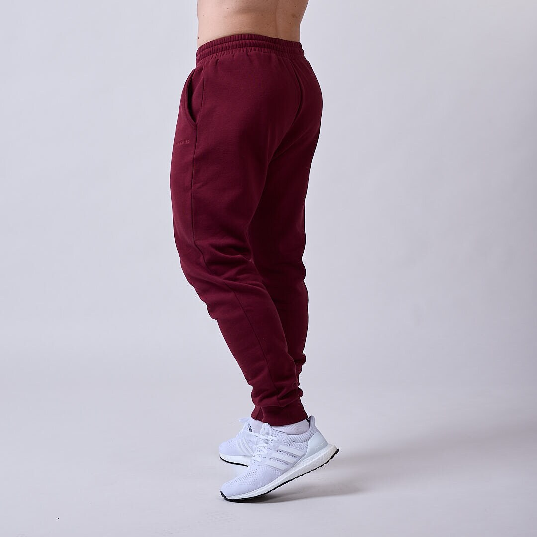 Core sweatpants Men Dark red
