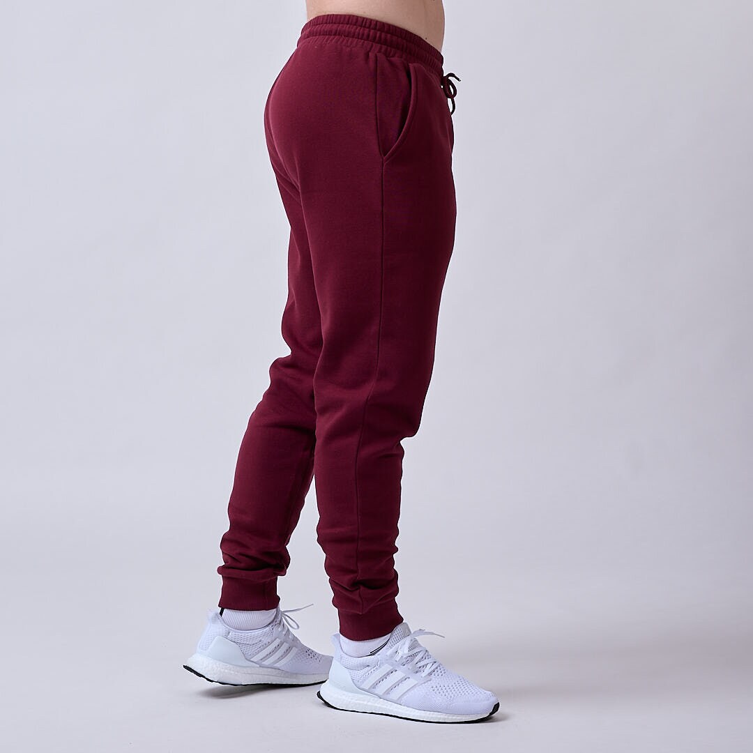Core sweatpants Men Dark red