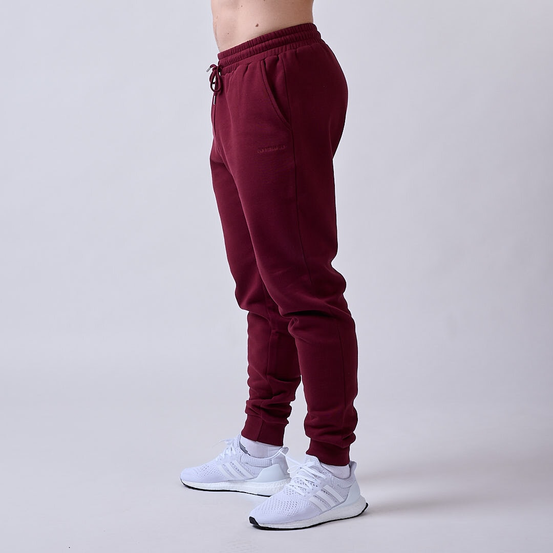 Core sweatpants Men Dark red