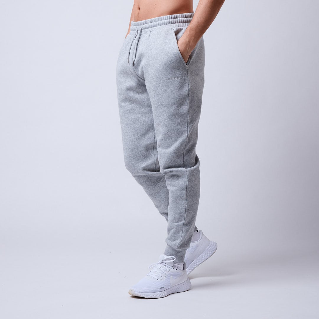 Core sweatpants Men Grey melange