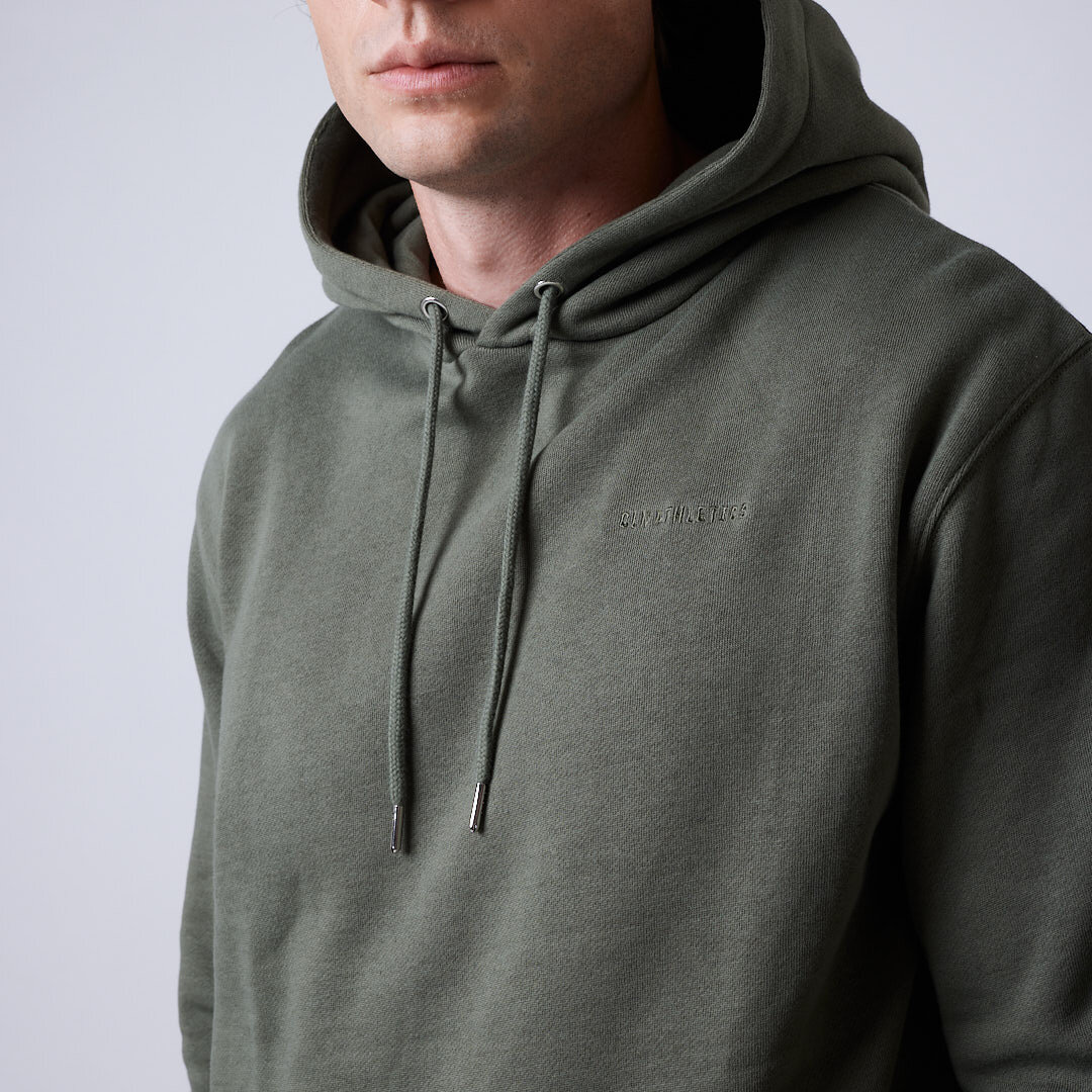 Core hoodie Men Moss green