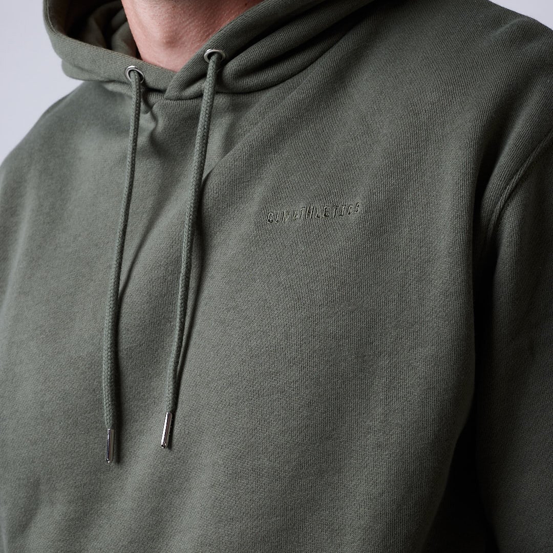 Core hoodie Men Moss green
