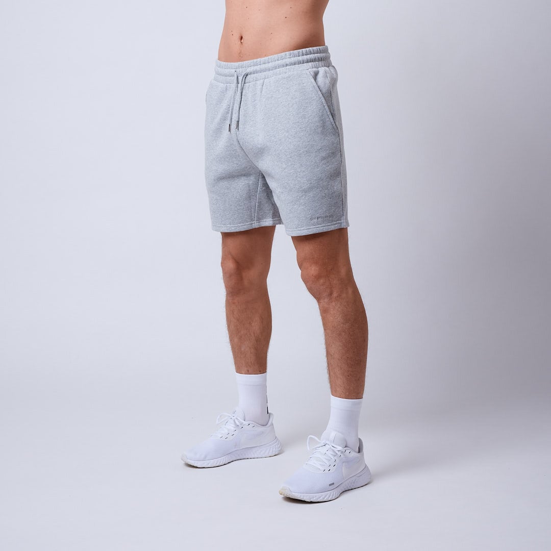 Core sweat shorts Men Grey melange