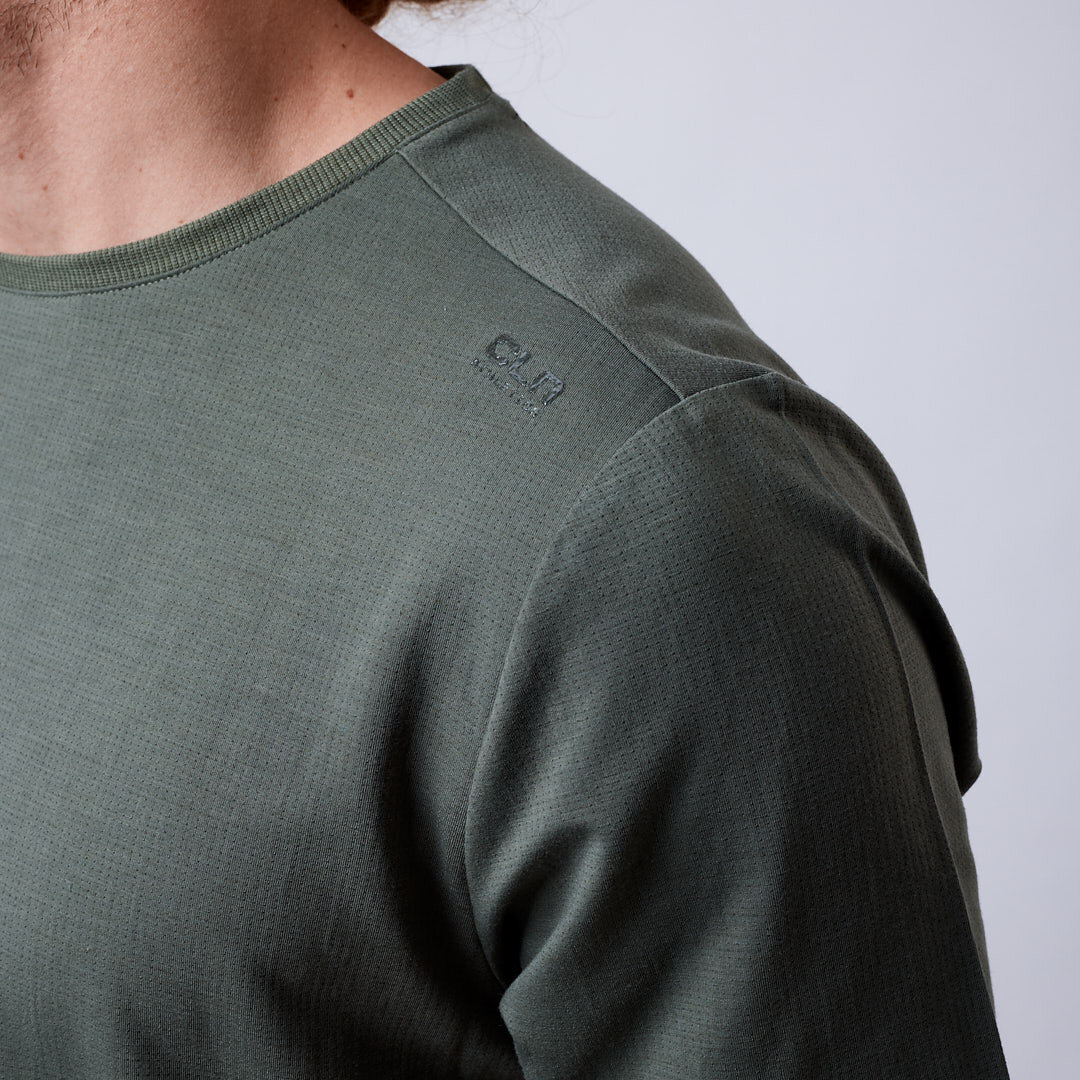 Vent t-shirt Moss green