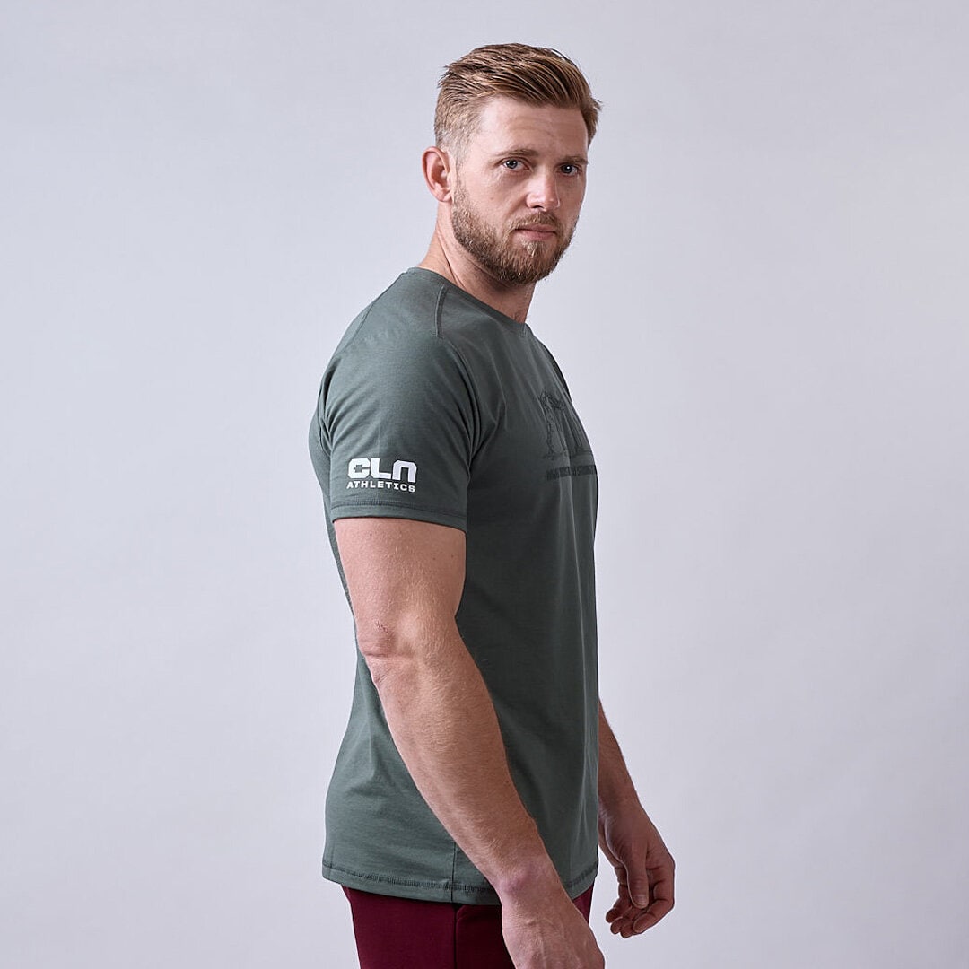 Sled t-shirt Moss green