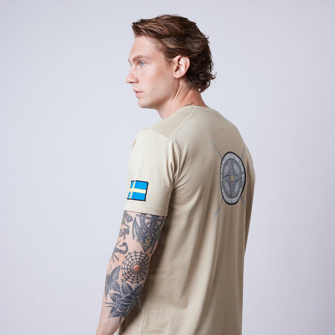 Plate t-shirt Light khaki