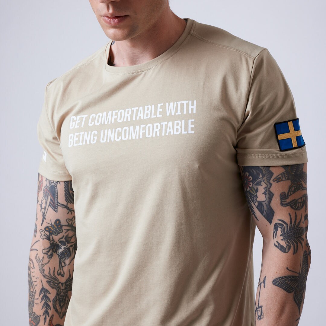 Plate t-shirt Light khaki