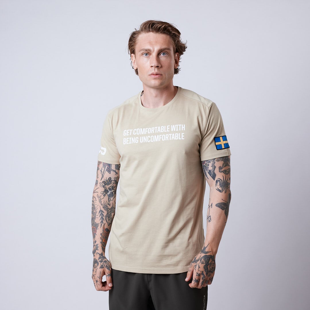 Plate t-shirt Light khaki