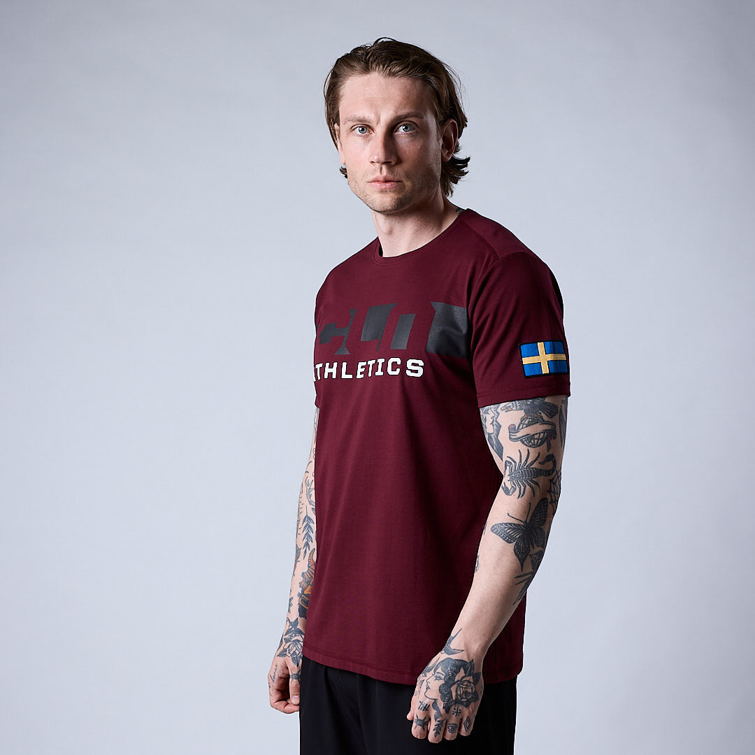 Haze t-shirt Dark red