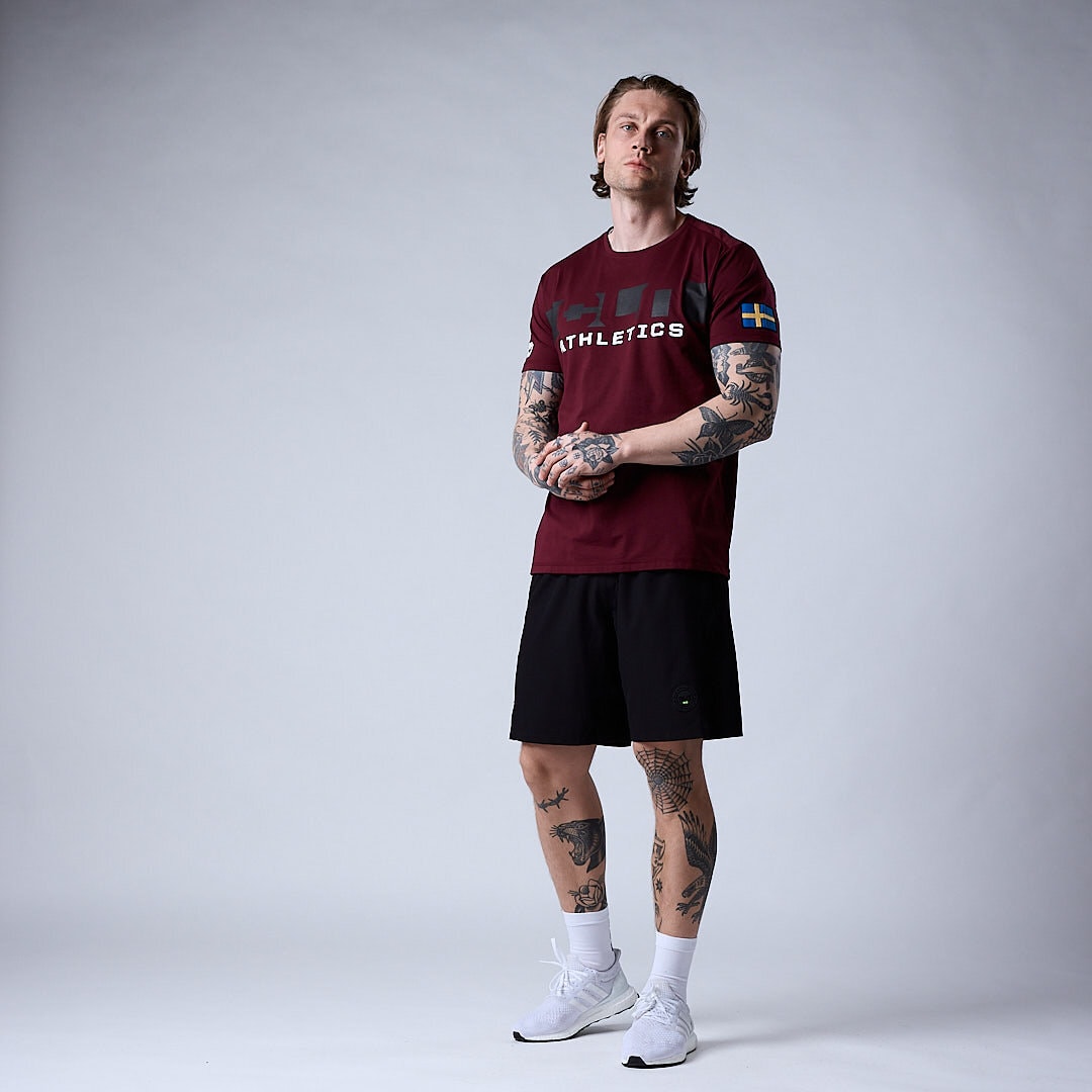 Haze t-shirt Dark red