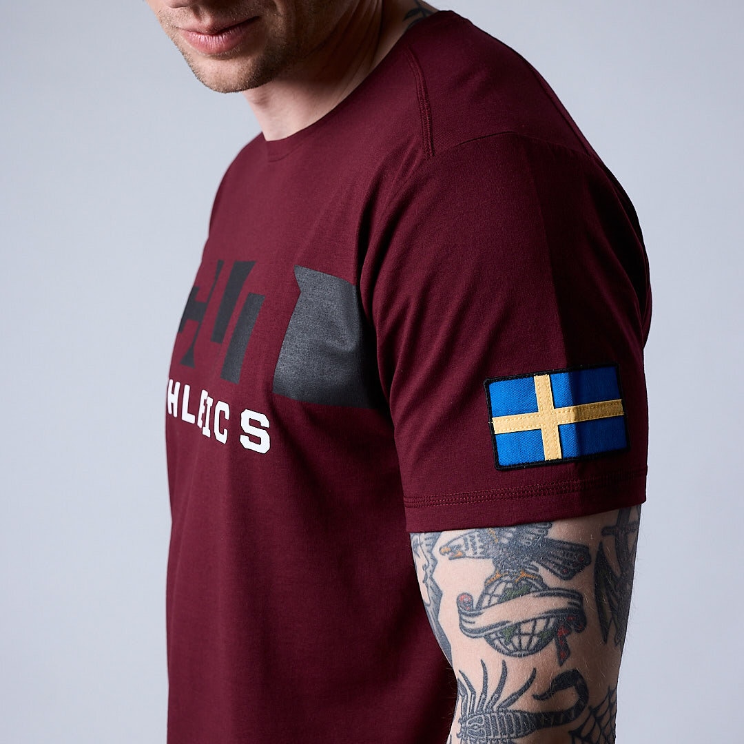 Haze t-shirt Dark red